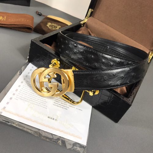 GG leather belt