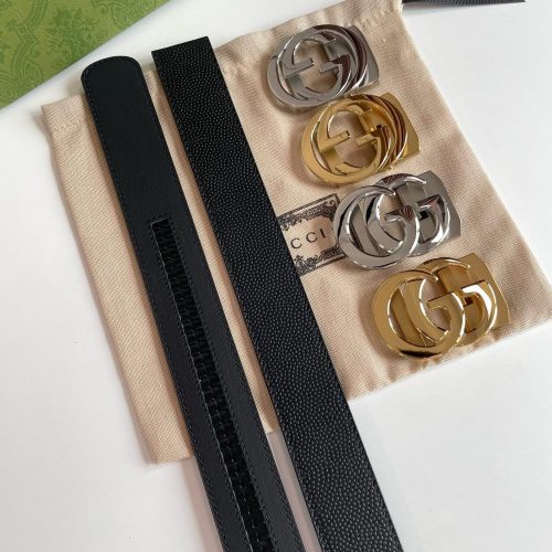 GG leather belt