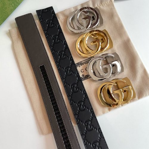 GG leather belt