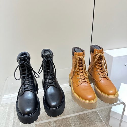 Low Heel Leather Shoes