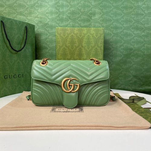 GG Marmont series quilted mini chain handbag