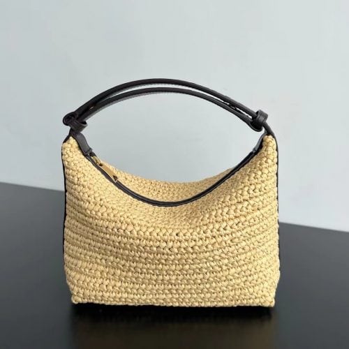 Walkate straw woven bento bag