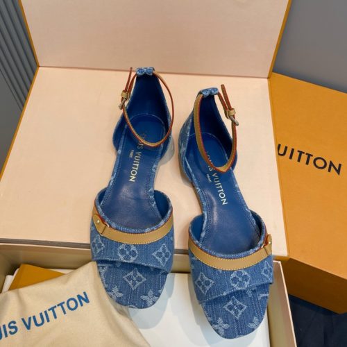 Denim sandals