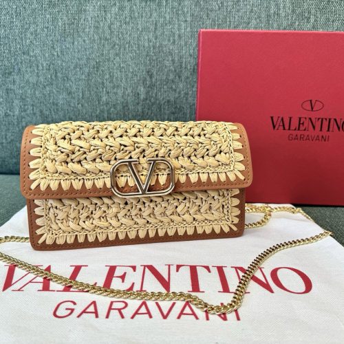 Val Lafite Grass Weaving 24 Summer New Style Chain Bag