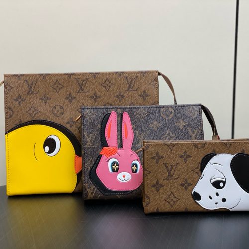 three piece handbag wash bag