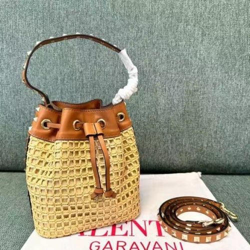 Woven Bucket Bag