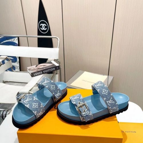 Denim sandals