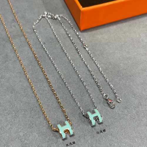 paired mini H Linlang necklace