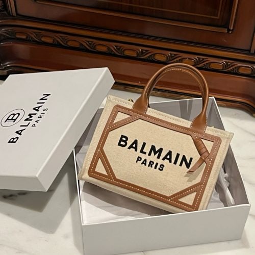 Canvas patchwork handbag