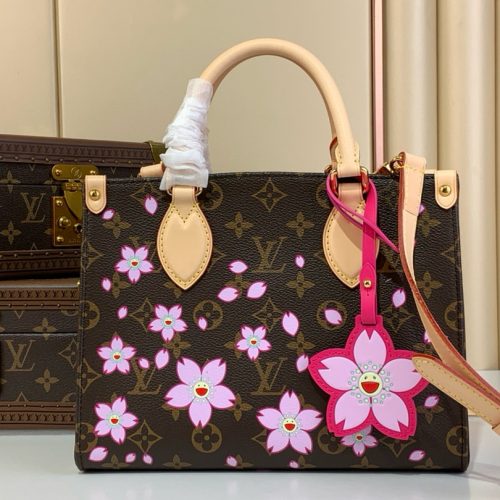 blossom/Murakami Takashi square bag OnTheGo small handbag
