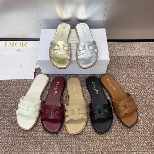 2025 Spring/Summer New Style D-Club Jelly-colored Hollow-out Laminated Cross-belt Women's Shoes