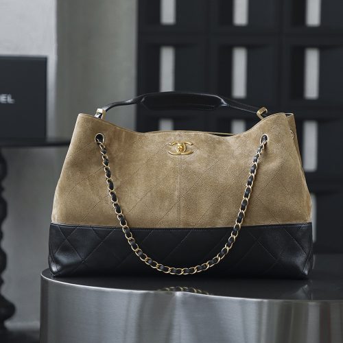 25A Handicraft Workshop hobo Large size appraisal version of suede leather bag
