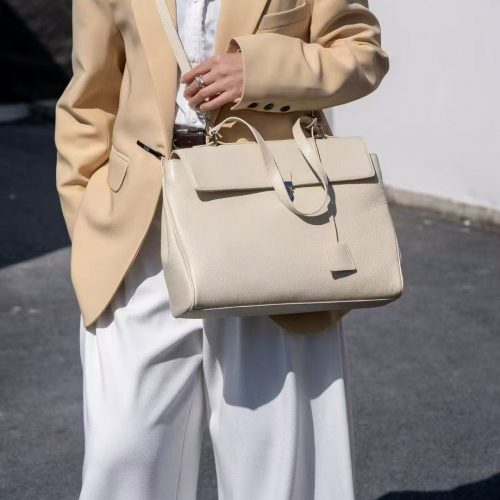 Classic Daily Leather Shoulder Bag
