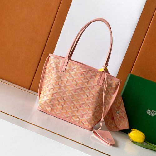 Mini Reversible Leather Tote Bag for large capacity carry